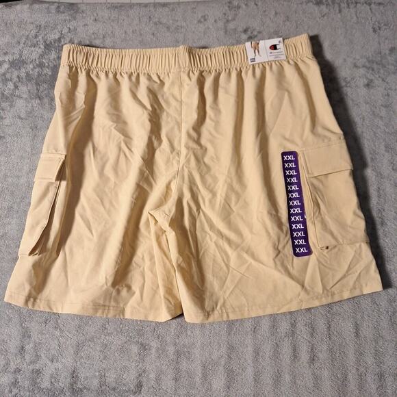 Champion Nylon CargoShorts Light Khaki Draw Stirring Size 2XL - Picture 3 of 7